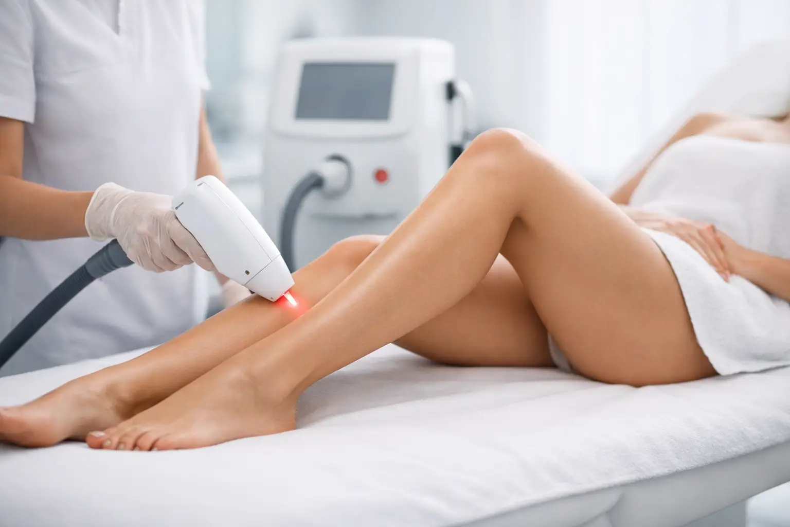 Épilation laser jambes complètes en pratique